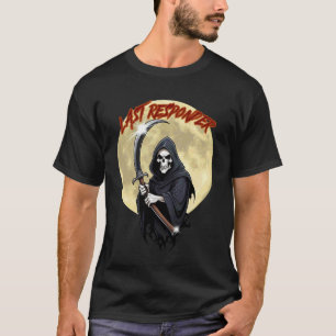 Letzter Antwortender Sensenmann Lustiger Dunkler H T-Shirt