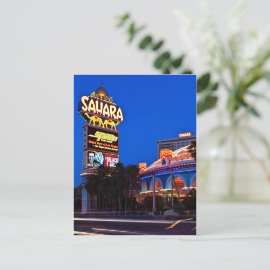 Letzter Aufruf für die Sahara Postkarte (Stehend Vorderseite)