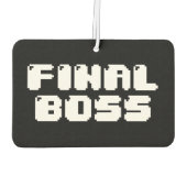 LETZTER BOSS AIR FRESHENER AUTOLUFTERFRISCHER (Rückseite)