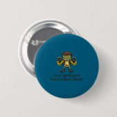 Letzter Buttermilch-Keks-Partner-Frosch-Cowboy Button (Vorne & Hinten)