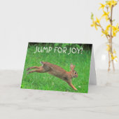 Letzter Chemo Jump für Freude Karte (Gelbe Blume)