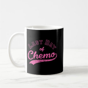 Letzter Chemo - Pink Brustkrebs kämpfen Kaffeetasse