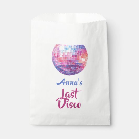 Letzter Disco-Junggeselinnen-Abschied | Geschenktü Geschenktütchen (Vorderseite)