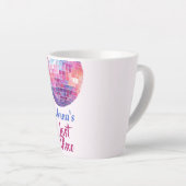 Letzter Disco-Junggeselinnen-Abschied | Latte Tass Milchtasse (Rechte Ecke)