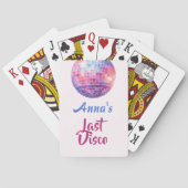 Letzter Disco-Junggeselinnen-Abschied | Poker Card Spielkarten (Rückseite)