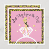 Letzter Fling vor der Ring Bachelorette Einladung (Vorne/Hinten)