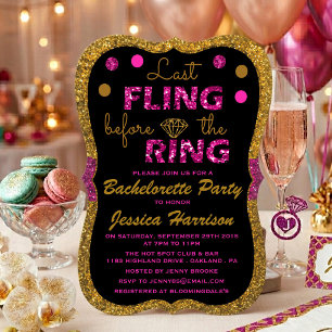 Letzter Flirt vor dem Ring - Junggesellinnenabschi Einladung