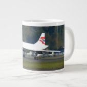 Letzter Flug der Concorde, Seattle Washington Jumbo-Tasse (Vorderseite Rechts)