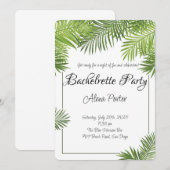 Letzter Flug vor dem Ring Bachelorette Bash Einladung (Vorne/Hinten)