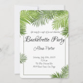 Letzter Flug vor dem Ring Bachelorette Bash Einladung (Vorderseite)