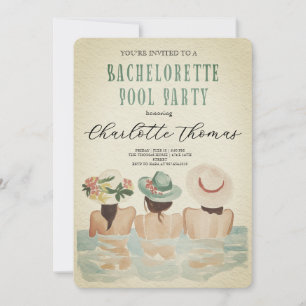 Letzter Flug vor dem Ring Bachelorette Bash Einladung