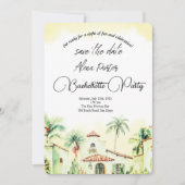 Letzter Flug vor dem Ring Bachelorette Bash Einladung (Vorderseite)