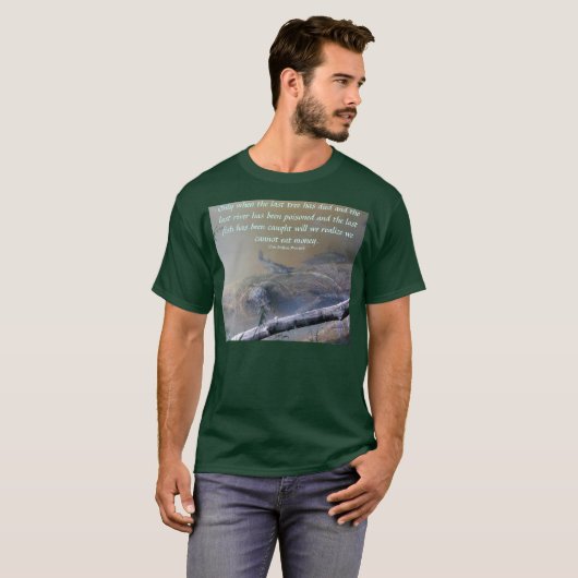Letzter Fluss-T - Shirt (Vorne ganz)