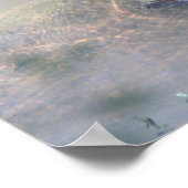 Letzter Fluss und Fischplakat Poster (Ecke)