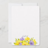 Letzter Frühling Ostereinladung Einladung (Rückseite)