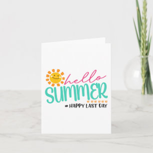 Letzter glücklicher Sommertag Karte