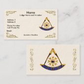 Letzter Hauptprofil/-Visitenkarte Visitenkarte (Vorne/Hinten)