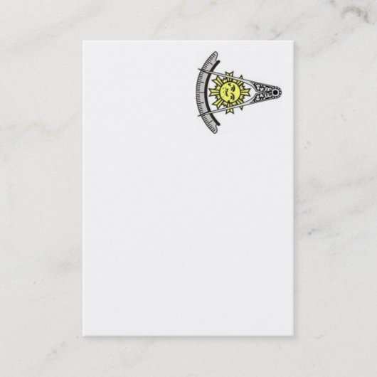 Letzter HauptVisitenkarte Visitenkarte (Vorderseite)