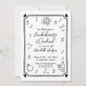 Letzter Junggeselinnen-Abschied für die Diskothek Einladung (Vorderseite)