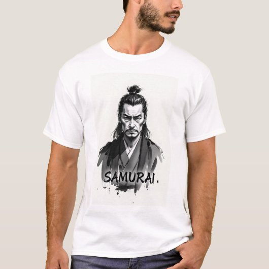 Letzter kämpfender Samurai T-Shirt (Vorderseite)