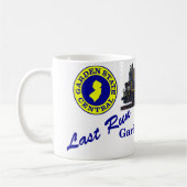 "Letzter Lauf" Kaffee-Tasse Kaffeetasse (Links)