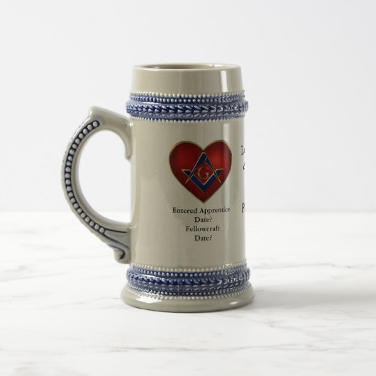 Letzter Meister Commerative Stein Bierglas (Links)