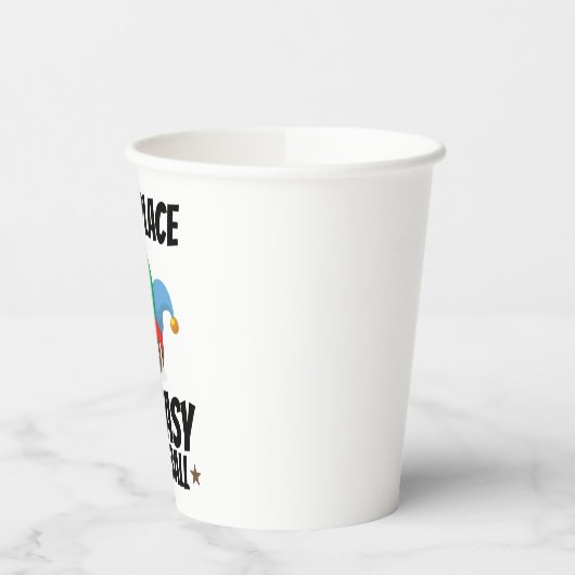 Letzter Platz Fantasy Football Pappbecher (Links)