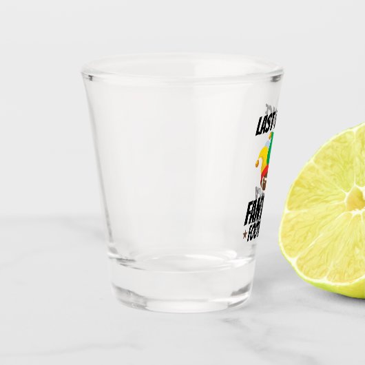 Letzter Platz Fantasy Football Schnapsglas (Links)