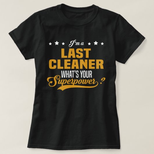 Letzter Reiniger T-Shirt (Design vorne)