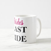 Letzter Ritt der Braut Country Bachelorette Kaffeetasse (VorderseiteRechts)