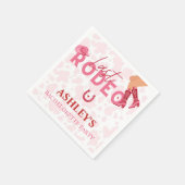 Letzter Rodeo Junggeselinnen-Abschied Lass uns Gir Serviette (Ecke)