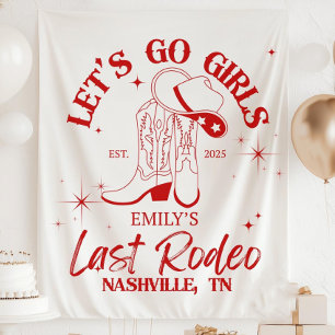 Letzter Rodeo-Junggesellinnen-Abschiedsbanner, Los Wandteppich