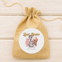 Letzter Rodeo Retro Pink Cowgirl Junggeselinnen-Ab