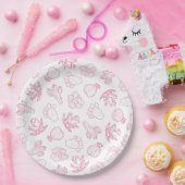 Letzter Rodeo-Rosa-Junggeselinnen-Abschied Pappteller (Party)