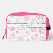 Letzter Rodeo Rosa Junggeselinnen-Abschied Reiseko Waschbeutel (Rückseite)