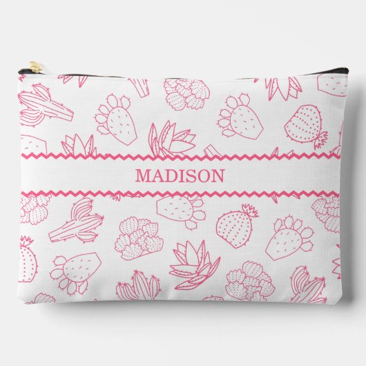 Letzter Rodeo-Rosa-Junggeselinnen-Abschied Zubehörtasche (Vorderseite)