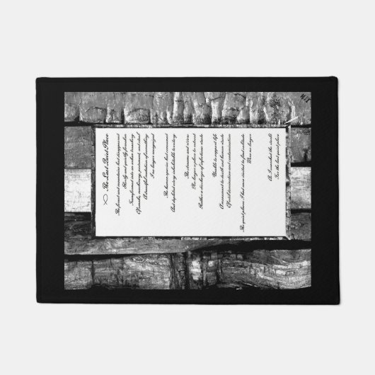 Letzter ruhiger Ort Fußmatte (Vorderseite)