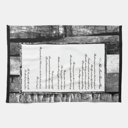 Letzter ruhiger Ort Küchentuch (Horizontal)