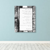 Letzter ruhiger Ort Leinwanddruck (Insitu (Holzboden))