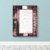 Letzter ruhiger Ort Leinwanddruck (Insitu (Holzboden))