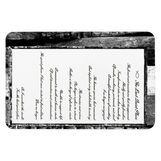 Letzter ruhiger Ort Magnet (Horizontal)