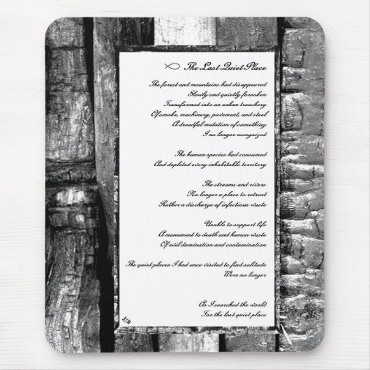 Letzter ruhiger Ort Mousepad (Vorne)