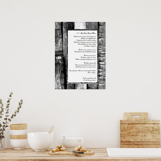 Letzter ruhiger Ort Poster (Küche)