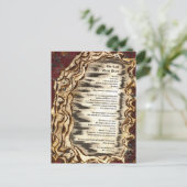 Letzter ruhiger Ort Postkarte (Stehend Vorderseite)