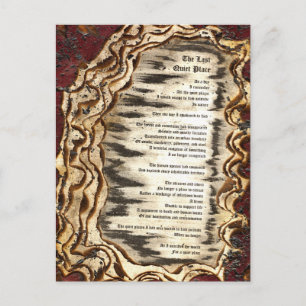 Letzter ruhiger Ort Postkarte