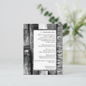 Letzter ruhiger Ort Postkarte (Stehend Vorderseite)