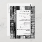 Letzter ruhiger Ort Postkarte (Vorne/Hinten)