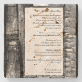 Letzter ruhiger Ort Steinuntersetzer (Vorderseite)