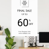 Letzter Sale | Rabatt für den Business Event-Logo- Poster (Heimbüro)