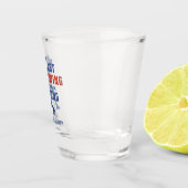 Letzter Schlag vor der Ring Baseball Junggesellena Schnapsglas (Rechts)